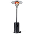 thumbnail image 1 of Gymax 50000 BTU Patio Propane Heater w/ Stainless Steel Burner & Safe Ignition Black, 1 of 10
