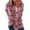 Pink, variant on Aloohaidyvio Hoodies,Womens Fashion Casual Stripe Print Hooded Long Sleeve Loose T Shirt Tops