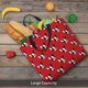 thumbnail image 5 of Balery Bulldog Red Bolsa de Mano para Mujeres con Cremallera, Bolsa de Gimnasio con Compartimentos, Bolsa para Laptop, Bolsa para Trabajo, 5 of 7
