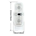 thumbnail image 3 of EUDIDV Portable Fan Desktop Fan Tower Fan Student Dormitory Office Rechargeable Desktop Small Fan;Suitable for Indoor and Outdoor Use, 3 of 7