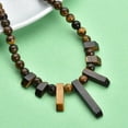 thumbnail image 2 of SHOP LC Mix Tigers Eye Necklace for Women Jewelry Size 18-20" Ct 132.84 Birthday Gifts for Women, 2 of 8