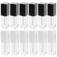 thumbnail image 1 of 12 tubos de bálsamo labial, pequeños frascos de brillo labial, envases vacíos rellenables (5 ml), 1 of 8