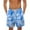 Sky Blue, variant on Small Co Natural Light Swim Trunks Men Mens Spring Summer Casual Shorts Pants Printed Sports Beach Pants With Pockets Mens Retro Swim Trunks