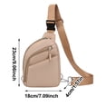 thumbnail image 3 of HGIEYS Shoulder Bag for Women and Men, Anti-Theft RFID Crossbody Sling Bag, for Travel, Commute and Daily Use, 3 of 4