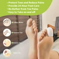 thumbnail image 3 of 10 PCS Gel Toe Protectors, Breathable Toe Covers, Big Toe Caps Guards for Men and Women, Toe Sleeves for Ingrown Toenails, Corns, Blister, Calluses, Toe Cushions for Foot Pain Relief, B, 3 of 6