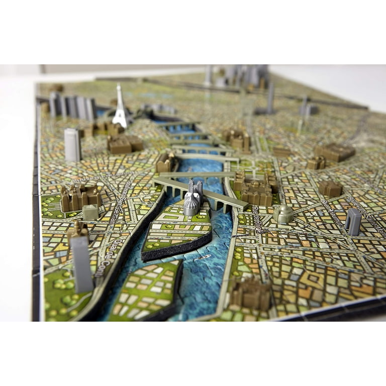 Free Shipping! 4D Cityscape: 4D Paris Cityscape Time Puzzle