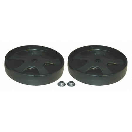 Rubbermaid Commercial Rollout Wheel/Push Cap,PK2 GRFG9W27L10000