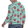 thumbnail image 6 of Sikiie Snowflake Hot Cocoa Men's Hoodie, Essentials Hoodie, Sweatshirt, Pullover Hooded Sweatshirt for Men-X-Large, 6 of 7
