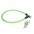 thumbnail image 2 of Bicycle Lock Cable, Durable Material Portable Size Widely Used Bike Lock Cable  For Motorcycle For Bike For Gate Green, 2 of 8