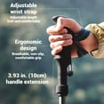 thumbnail image 5 of Naturehike, Aluminum Ultralight Walking Pole, Five-Fold Trekking Poles with EVA Grip, Quick Lock Collapsible Hiking Pole, Adjustable Walking Sticks, Tungsten Steel Pole Tip, 1 Trekking Pole., 5 of 24