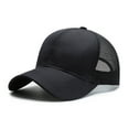 thumbnail image 4 of ZheElen Breathable Baseball Cap For Men Adjustable Strap Sporty Style Lightweight Comfortable Male 3D Embroidery Snap-back Hats black 5Set, 4 of 6