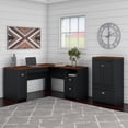 thumbnail image 6 of Fairview L Shaped Desk with Storage Cabinet in Antique Black - Engineered Wood, 6 of 6