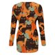 thumbnail image 5 of Camisas Para Mujer Casual Manga Larga Cuello Redondo Bolsillo Blusa Suelta Festival Impreso Tops Odeerbi ODB126988, 5 of 5