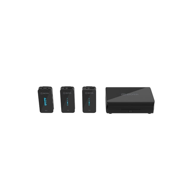 Micrófono Inalámbrico Boya BY-XM6-K2 Kit UltraCompacto Negro