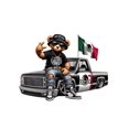 thumbnail image 2 of Hip Hop Mexican Bear T-Shirt, Teddy Bear Shirt, Mexican Tee, Mexico Flag, Cool Pick up Truck, Mexican Truck, Gift for Men, Gift for Women, 2 of 7
