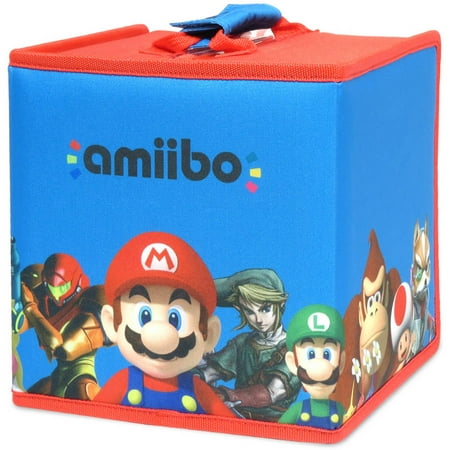 Hori Mario Family Travel Case 8 For Nintendo (Best Amiibo Carrying Case)