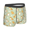thumbnail image 3 of Balery Dog And Flower Men's Boxer Briefs, Soft and Breathable Cotton Underwear with nylon Waistband-Small, 3 of 9