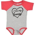 thumbnail image 3 of Inktastic I Love My Granny in Black Chalk Heart Boys or Girls Baby Bodysuit, 3 of 5