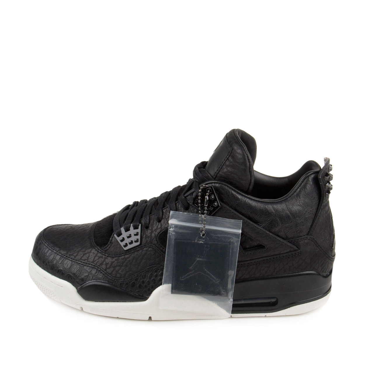 Nike Mens Air Jordan 4 Retro Premium "Pinnacle" Black/Sail 819139-010 - image 2 of 7