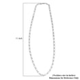 thumbnail image 7 of Link Chain Necklace in Sterling Silver 10.50 Grams 24 Inches, 7 of 7