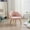 Pink, variant on Guyou Solid Wooden Toddler Chair Ages 1-6, Kids Preschool Arm Chair with Flower Back, Upholstered Kid Reading Chair, Sherpa Kids Desk Chair for Playroom Kindergarten Preschool Bedroom, Pink
