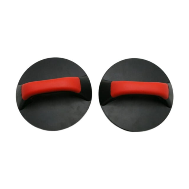 koolsoo 2 Pieces Rotating Push up Bars Portable Round Strength Training for Beginner