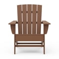 thumbnail image 3 of Better Homes & Gardens by POLYWOOD Southlake Outdoor Modern Adirondack Chair, All-Weather HDPE, Patio Seat, Teak, 3 of 11