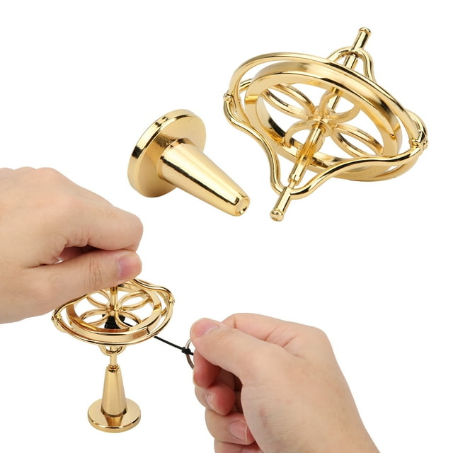 Gyroscope, Alloy Stress Relief Fingertip Toy Decompression Toy, Adult Gyroscope Toy For Children Kid Toddler Stress Relief