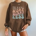 thumbnail image 3 of Fesfesfes Women Flannel Shirt Skull Print Loose Roundneck Long-Sleeved Fleece Oversized Sweatshirt Pullover On Sale, 3 of 8