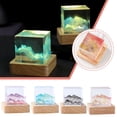 thumbnail image 3 of TQEHS Sbyzm Micro Landscape Mountains Cube Ornament, luz nocturna LED para regalo de niños, lámpara de resina epoxi con puerto USB, decoración de arte 3D para el hogar, sala de estar, dormitorio, escr, 3 of 5