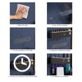 thumbnail image 4 of Estuche Esterilizador De Cepillos De Dientes Desinfectante de cepillo de dientes montado en la pared con taza recargable (Oro 273x102x146mm) Hugtrwg Libre de BPA, 4 of 8