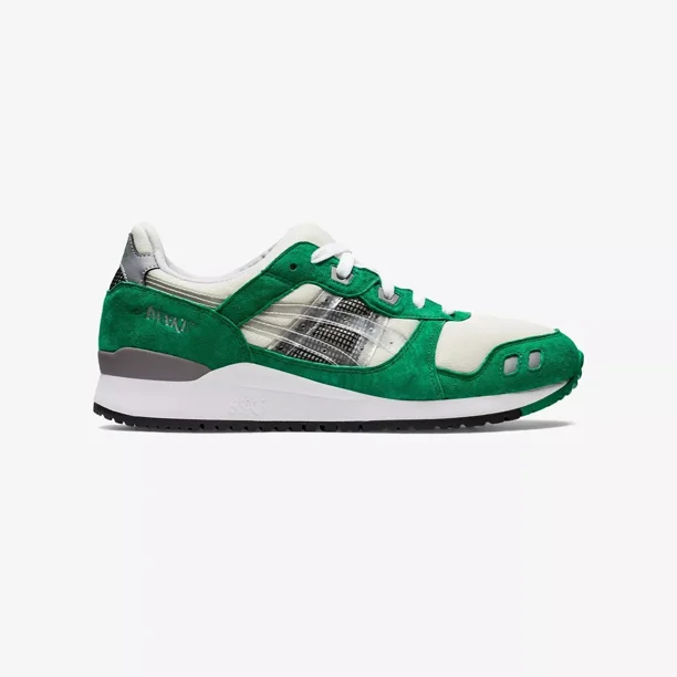 Men ASICS Gel-Lyte III x Awake Della Robbia Baby's Breath/Green Tambourine Shoes