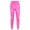 Rose Red, variant on Girls Kids Plain Metallic Hot Wet Look Foil Shiny Party Disco Pants Leggings