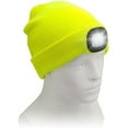 thumbnail image 6 of USB Rechargeable Knitted Beanie Hat With 4 LED Flashlight Winter Hat Headlamp Cap for Hunting Camping Unisex  (Fcuorescent Yellow), 6 of 8