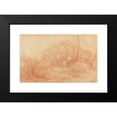 thumbnail image 2 of Alphonse Legros 14x11 Black Modern Framed Museum Art Print Titled - Rest, 2 of 5