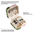 thumbnail image 2 of Rose Travel Portable Square Decorative Box Jewelry Stand: All-in-One Earring Holder, Ring Keeper, Necklace & Bracelet Organizer - Storage Box for Girls and Women, 2 of 6