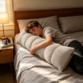 thumbnail image 2 of Dvumao Long Body Pillow 39.4 In Cotton for Bed Sofa Rest Support, 2 of 6