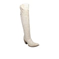 thumbnail image 2 of Corral Boots Womens Glitter Tooled Inlay Snip Toe Cowboy  Tall Boots, 2 of 4