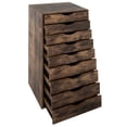 thumbnail image 5 of Office File Cabinets Wooden File Cabinets for Home Office Wood File Cabinet Mobile File Cabinet Mobile Storage Cabinet Filing Storage Drawer by Naomi Home-Color:Rustic Brown,Size:9 Drawer, 5 of 11