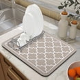 thumbnail image 3 of Shoreew Dish Drying Mat Large Absorbent Draining Mat for Kitchen Counter Multi-Functional Coffee Bathroom Mat, 3 of 6