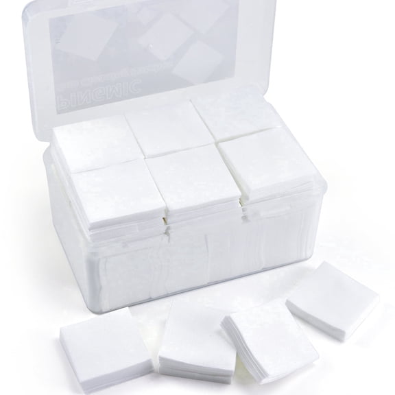 PINGMIC Cleaning Patches with Storage Box, 2" Lint-Free Cotton Patches for Gun Cleaning, 1400 Count