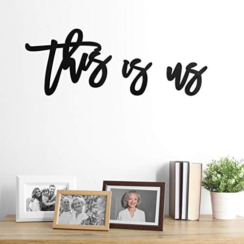 3 Pieces This Is Us Sign, Wooden This Is Us Wall Decor, Rustic Wood