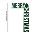 thumbnail image 3 of Snowman Santa Door Corner Hanging Sign DIY Decoration For Windows Walls And Party, 3 of 4