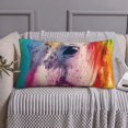 thumbnail image 4 of Kdxio Watercolor White Horse Pattern Pillowcase with Envelope Closure,20" x 36" Pillow Cases,Gifts for Men or Women-No pillow, 4 of 5