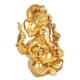 thumbnail image 5 of Estatua de Ganesha india Sincero escultura de elefante Dios hindú Resina Decorativa oro, 5 of 9