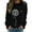 AX, variant on Hoodies for Women Womens Print O Neck Sweatshirt Round Neck Fit Pullover Tops Casual Long Sleeve Workout Shirts Loose Blouse S-XXL