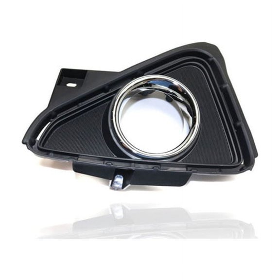 Fog Light Cover - Cooling Direct Fit/For 16-18 Toyota Rav4/Hybrid-SE/XLE/Limited/Platinum - Bezel, Matte-Black, Without Chrome Moulding Foglamp Hole - Left Hand / Driver - 520400R030