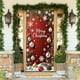 thumbnail image 4 of Uuiauoio Christmas Door Cover Flag Polyester Holiday Decorative Banner with Design for Indoor Outdoor Home Party Festive Decorations Seasonal Celebration Entrance Background Display, 4 of 7