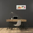 thumbnail image 3 of Winkel, Peter 14x7 White Modern Wood Framed Museum Art Print Titled - Pop Love #1 (detail), 3 of 4