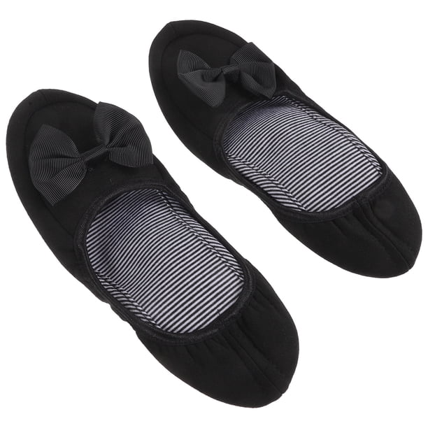 unbranded Zapatillas Plegables De Mujer En Negro Ligeras Fáciles De Limpiar Y Transportar